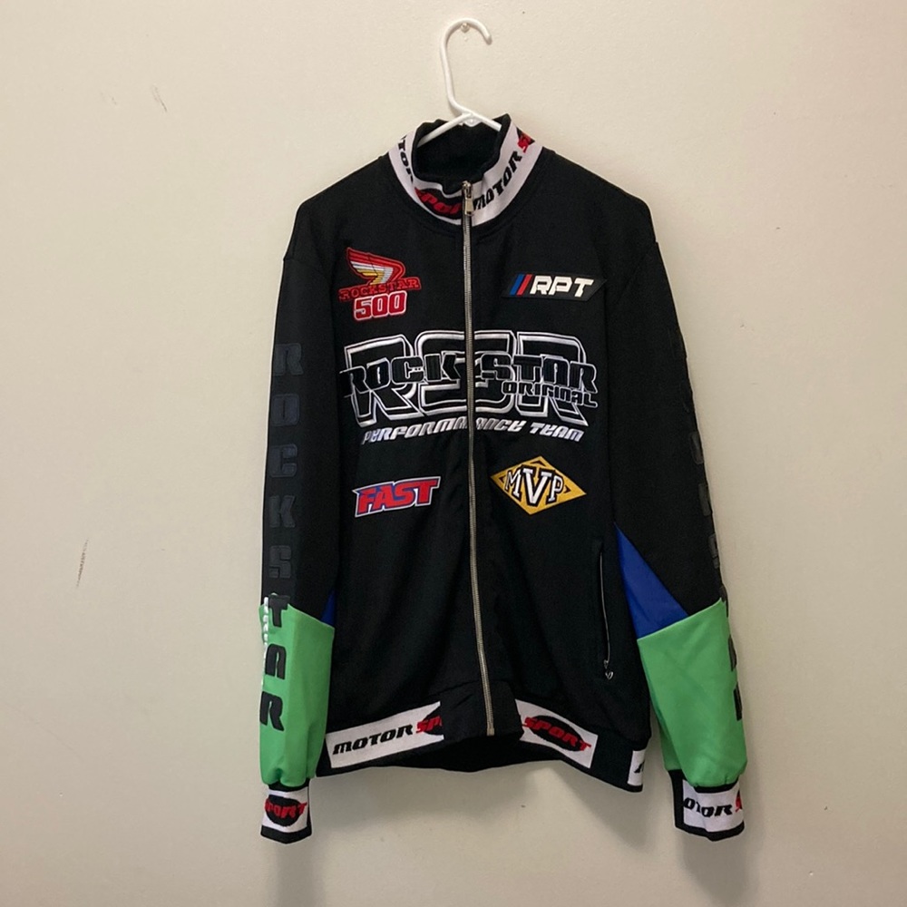 Matching rockstar tracksuit in green by “rockstar” brand new XL